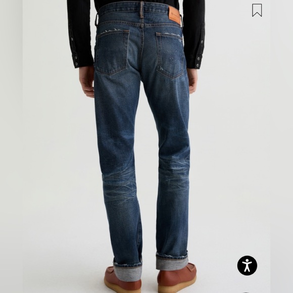 AG ADRIANO GOLDSCHMIED PROTEGE  STRAIGHT JEANS SIZE 34 - Picture 6 of 15